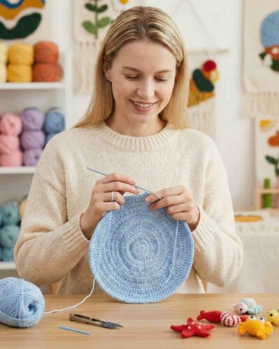 Crochet Clock