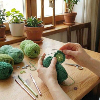 Crochet Clock