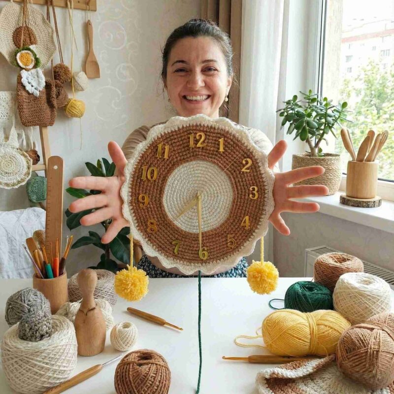 Crochet Clock