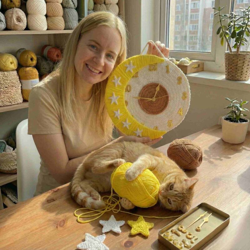 Crochet Clock