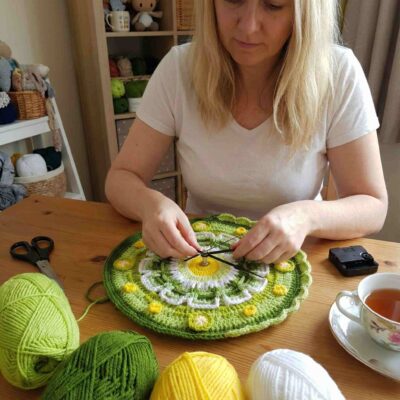 Crochet Clock