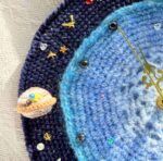 sky star crochet clock