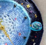 sky star crochet clock