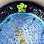 sky star crochet clock