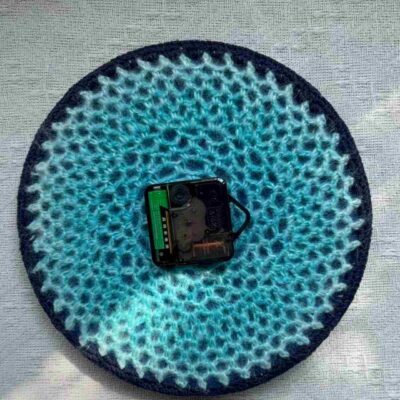sky star crochet clock