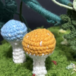 crochet mushroom