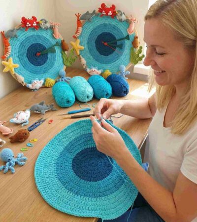 Crochet Clock