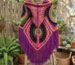 cozy hooded poncho finished handmade garment